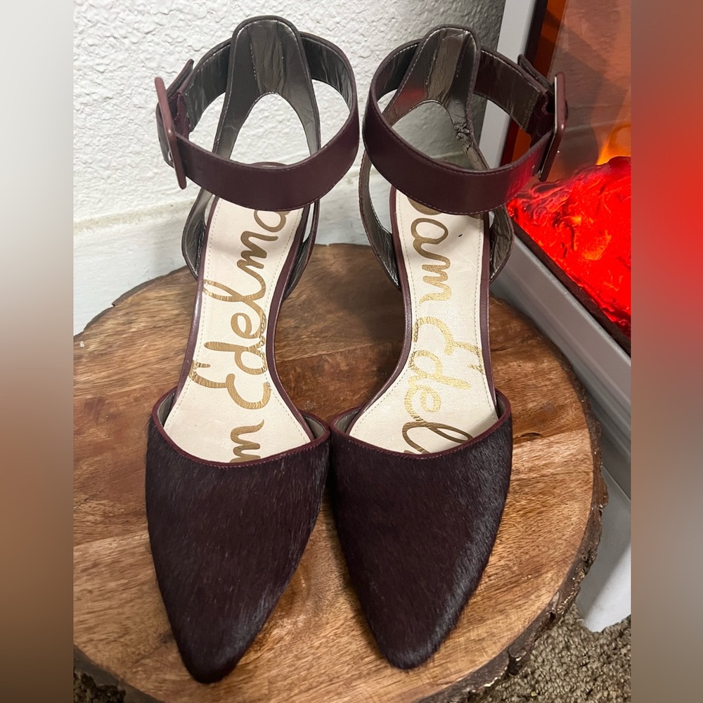 Sam Edelman Ankle Strap Heels Size 8.5